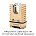 Master Lock ProSeries Brass Padlock, Set Your Own Combination Lock, Commercial Grade Locks with Code for Tools, Fences, Gates, 2-1/4 inches Wide, 1177D