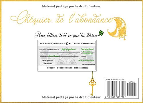 Chéquier de l’Abondance citation Ma Chance à Moi c’est Toi - Pour attirer tout ce que tu désires: Loi de l’attraction - 30 chèques de l’abondance et ... comme chèque cadeau Pour Noël ou Anniversaire