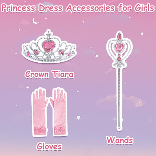 Vestido de Princesa Rosa para Niñas miniatura 5