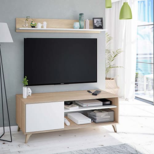 Mueble tv barato online Con ruedas, de diseño, modernos, esquinero