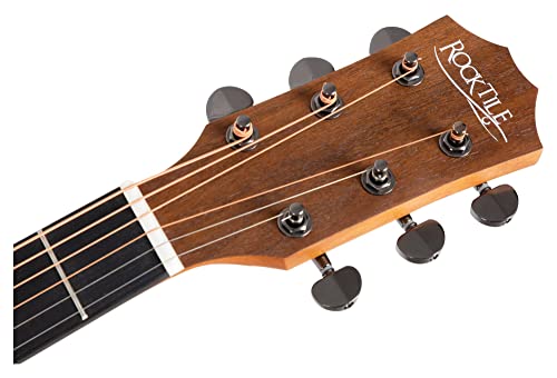 Rocktile WSD-100C NT Guitare acoustique folk, dreadnought Set compris gigbag - Les Beatles, Paul McCartney, John Lennon, RIngo Starr, George Harrison Rocktile WSD-100C NT Guitare acoustique folk, dreadnought Set compris gigbag – Image 7