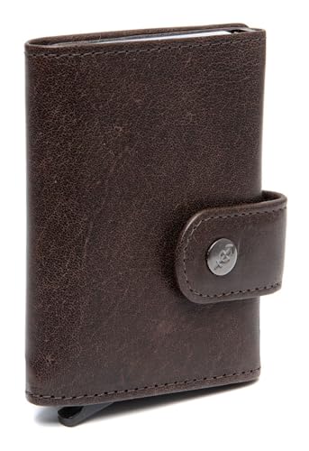 Larino Wallet Brown : le portefeuille compact qui sécurise vos documents