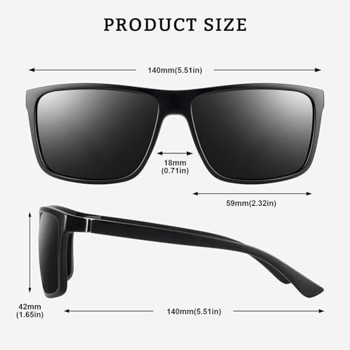 GQUEEN Retro Polarised Sunglasses Mens Womens Driving Fishing UV400 - Image 6