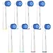 Price comparison product image 8 Pack Sensitive Gum Care Replacement Brush Heads Compatible with Oral b Braun Electric Toothbrush. Soft Bristle for Superior and Gentle Clean