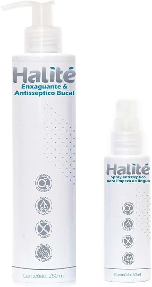 Enxaguante Bucal + Spray para Mau Hálito Halité