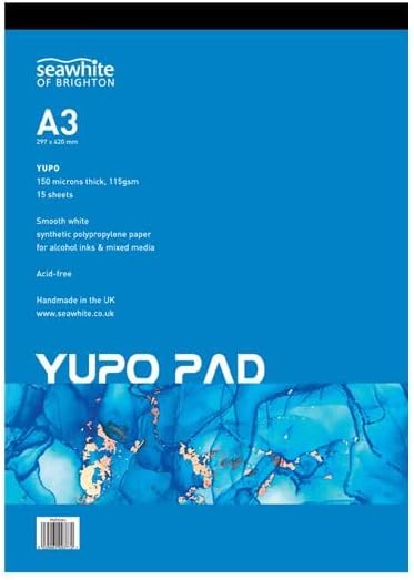 Seawhite 115gsm YUPO Synthetic Paper Pad 15 Sheets - A3