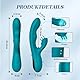 G-Punkt Vibration für Frauen, 3 in 1 Vibrator Dildo Sex Spielzeug für die Frau Paare Extrem mit 10 Vibrationsmodi + Lecken, Silkon Vibratorensets für Frauen Klitoris Stimulator für Sie Leise Grün