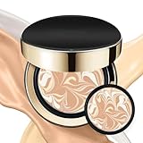 Signature Essence Pact SPF 50+ Korean Cushion Foundation, Dewy Finish & Natural Coverage, Includes 2 Refills, Shade 21 Light Beige