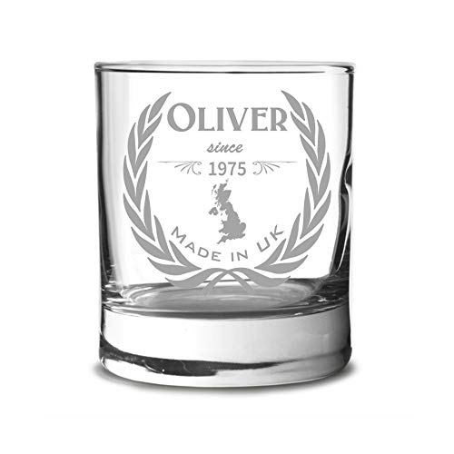 Vaso de whisky personalizado grabado - modelo clásico (Diseño No 3) Cover