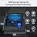 HARDROCK Gun Safe for Pistols, Biometric Wall Mounted Handgun Safe box for Desk, Bedside,Truck，Drop Down Quick Access Security Safe with Fingerprint Keypad Lock for Home nightstand…