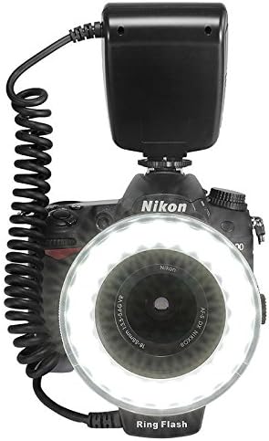 RF550D Macro LED Ring Flash Light for Nikon Canon Olympus DSLR Camera 5DMK3 1DX