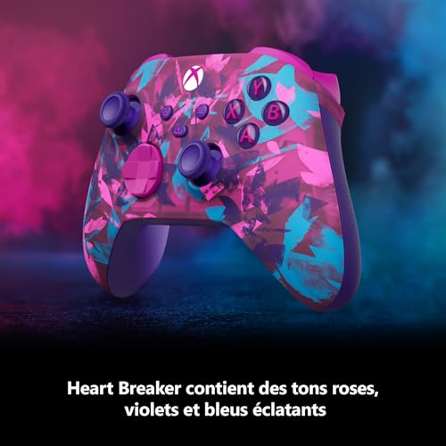 Xbox Manette sans fil Édition spéciale Heart Breaker Series X| One PC et appareils compatibles avec le cloud - vue 2
