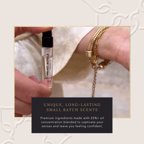 H Habibi Deluxe Women's Fragrances Discovery Sample Set - Luxury Mini Perfume Set For Women - Includes Iris, Magnolia, Jasmine Oud, & Rose Perfume Samples - 6 X 2Ml Travel Size Perfume Samples #TOP3