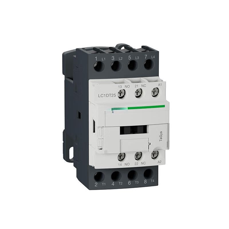 Contacteur tétrapolaire TeSys D 12A LC1DT25F7C Schneider Electric 110V AC para circuit électrique