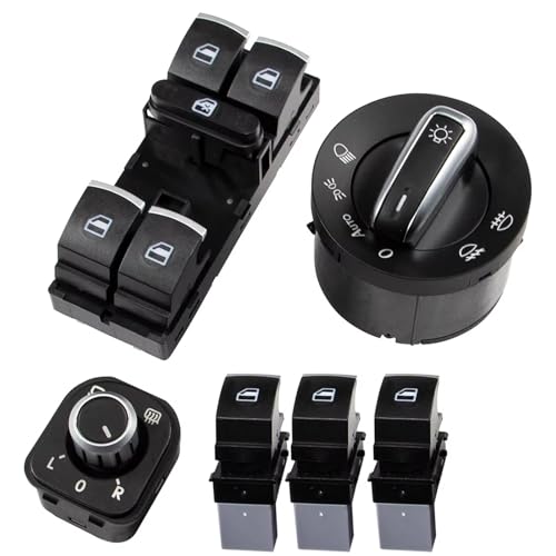 Interrupteur lève-vitre VW Golf Jetta kit 6 pièces pour retrouver le confort à bord