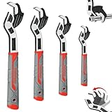 THEshyop 4 Pcs Self-Locking Pipe Wrench Tool, 6