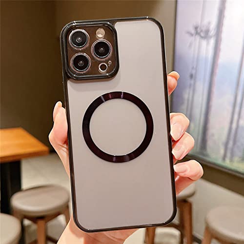 Coque iPhone 13 Pro transparente avec finition mate haut de gamme et protection d'objectif