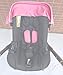 AICTIMO Stroller Replacement Accessories Canopy, Protection Shield, Textile Sun Shade Compatible with Doona Car Seat & Stroller (Light Pink)