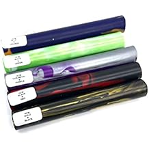 Pen Kit Mall - 2 Color Acrylic Round Pen Blanks - 3/4 x 3/4 x 5.25 5 Pc Sets - Pen Turners - Vibrant Assorted Colors - Woodworkers favorite for Pen Kits 2 Color Round Group 1