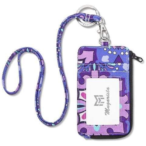 MNGARISTA Cute ID Badge Holder with Lanyard Cover