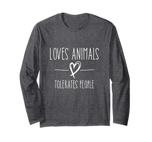 Loves Animals Cat & Dog Lover Long Sleeve T-Shirt