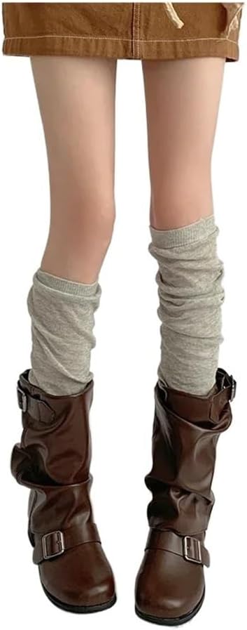 Teaching Room Foot Sock Women's Autumn Hose Gray Stepping Leg Warmer Ballet White Pile Socks Calf