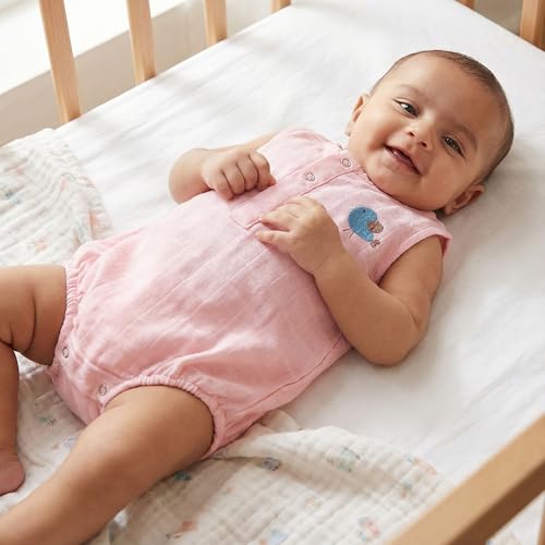 Image of The White Cradle Muslin Jhabla for Newborn Baby, Organic Cotton Vest