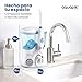 Imagen de Aquapik PRO Irrigador dental Irrigador Bucal sobremesa 10 niveles de presión 600 mL 8 boquillas water flosser IPX7 Impermeable Limpieza Dental Elimina la placa Protege las encías y cuida tu ortodoncia