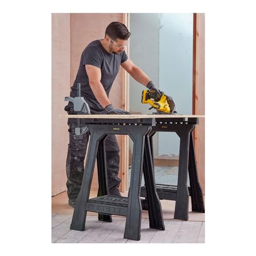 Tréteau pliable Stanley STST1-70355 Junior Set noir de 57cm de long - 3
