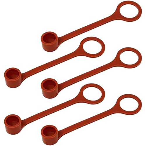 5Pcs Rubber Caps, High-Temperature Resistant Rubber Blow Off Caps for Industrial Kitchen Suppression Vent A Hood Systems Fire Suppression Nozzles Sprinkler Cap Off Blow
