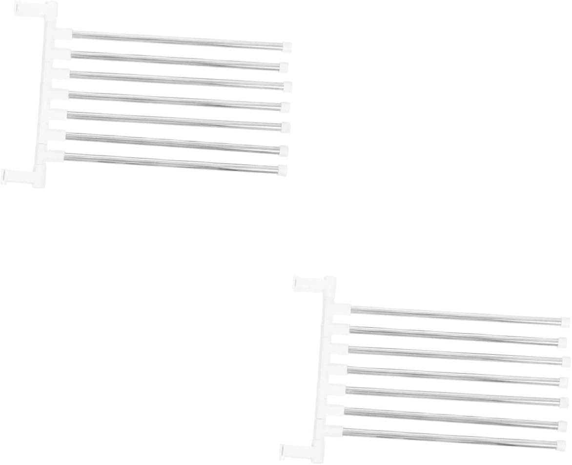 5 Sets Rotating Towel Hanger Multipurpose Hanger Stainless Steel Hangers Swivel Towel Rack Swing Out Towel Shelf Towel Display Rack Towel Rail Kiten Towel Hanging Rack Pp Railing