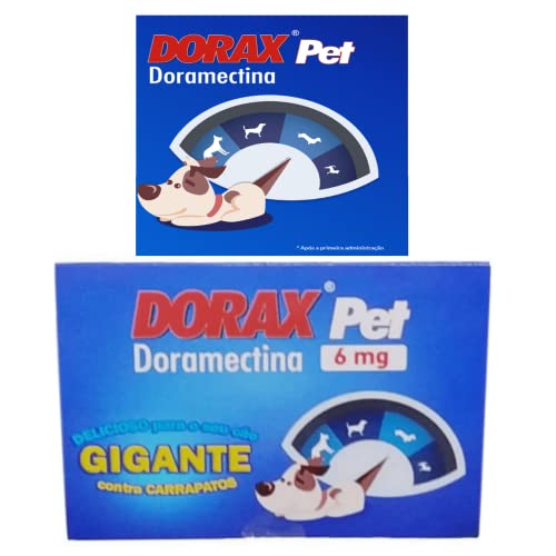 DORAX PET 6MG CARRAPATICIDA BLISTER COM 4 COMPRIMIDOS