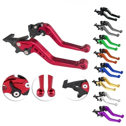 Palancas de embrague universal de aleación CNC doradas para estilo de moto 3