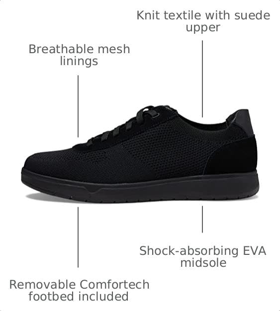 Image of Florsheim Heist Knit 6-Eye Lace-Up Sneaker