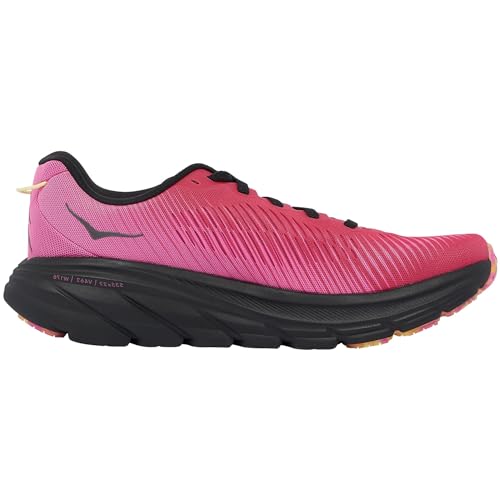 HOKA HOKA ONE ONE Womens Rincon 3 Running Shoes (Raspberry/Strawberry, US Footwear Size System, Adult, Women, Numeric, Medium, 7)