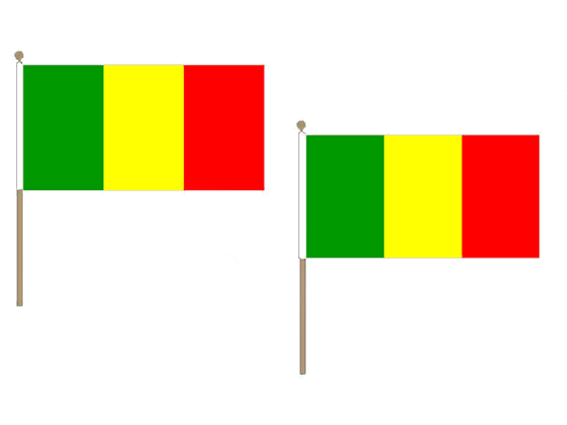 Drapeau Mali AZ FLAG – 45x30cm, Pavillon Nautique, Polyester 150D, Maille Bloquée, Anneaux Plastique, Résistant Et Léger
