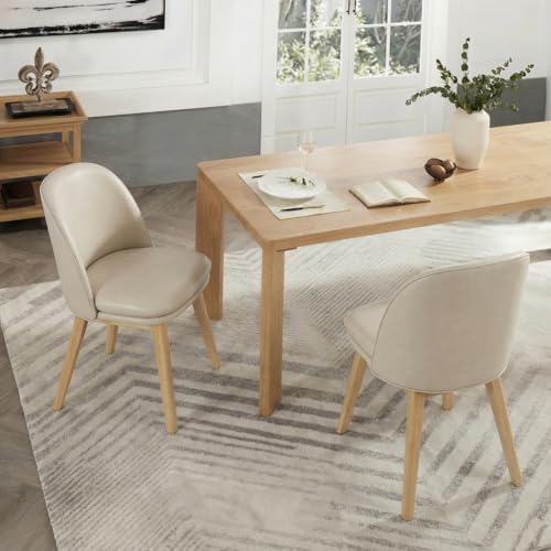 KISLOT Wooden Dining Chairs Set of 2