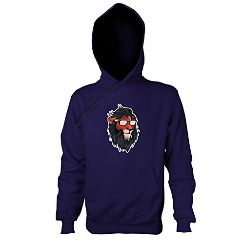 Preisvergleich Produktbild Texlab Herren Hipster Löwe Kapuzenpullover, Navy, L
