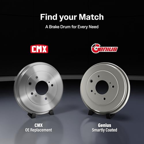 Genius Rear Coated Brake Drums Pair Replacement For Toyota Corolla Prius Celica KG-101401 by Genius - Used condition - Image 9