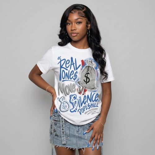 Image of DopeSkill Graphic Tee Streetwear Hip Hop Hypebeast Unisex T-Shirt Sneaker Colour Matching Shirts Inspired Motivation Quotes