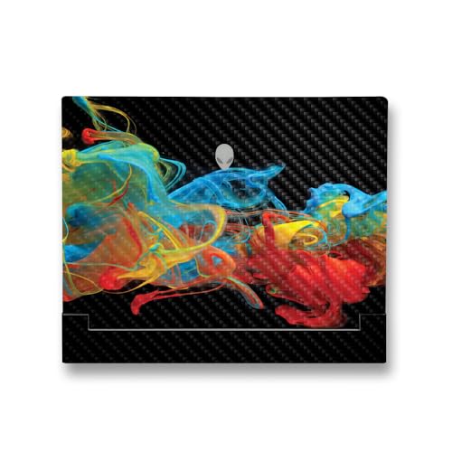 Image of MightySkins Carbon Fiber Skin Compatible With Alienware X14 R2 (2023) Full Wrap Kit - Primary Smoke | Protective, Durable Textured Carbon Fiber Finish | Easy To Apply & Change Styles | Made in the USA
