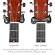 Universal Gitarren-Haken, Wandhalterung Gitarre Schwarz, Gitarrenwandhalter Automatioschem Verschluss, Gitarrenhalter für die Wand für alle Akustikgitarre, klassische Gitarre, E-Gitarre, Bass, Ukulele