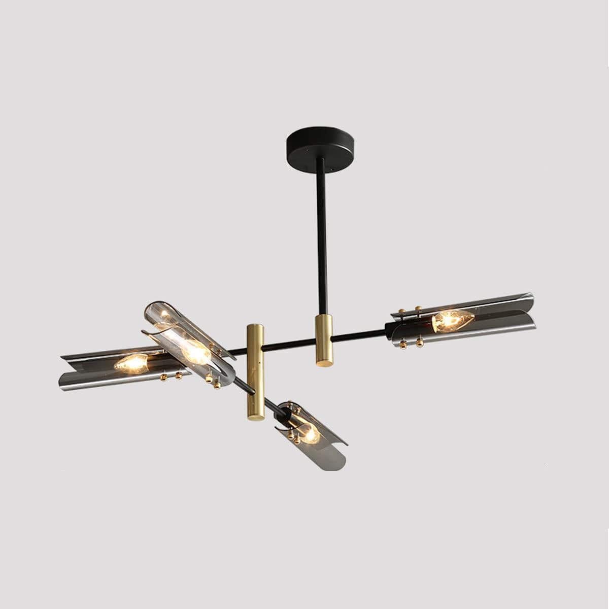 Plafonnier sputnik nordique 4 lampes pour harmoniser le salon