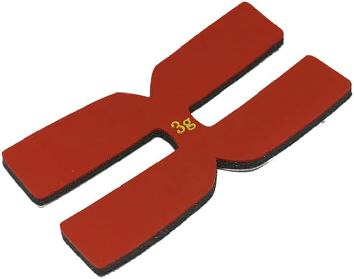 Miniatura 6 de Raqueta de bádminton Raqueta de peso, tiras de equilibrio de cabeza en forma de H, raqueta de tenis de mesa, peso y tiras de equilibrio