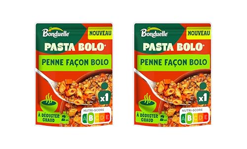 BONDUELLE - Pasta Bolo - Penne, Lentilles et Légumes à la Bolognaise - Recette Végétarienne -...