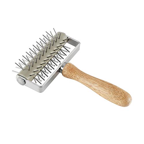 Homemade Stainless Steel Pizza Cake Pie Bread Pastry Baking Tool Dough Docker Needle Roller Wheel