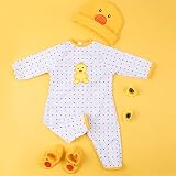 Kaydora Reborn Baby Doll Clothes,Suitable for 20-22 Inch Newborn Baby Doll Girl or Boy, 3 Pieces Sui