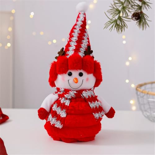 Bonhomme de neige de Noël décoration extérieure base durable plastique - 8