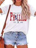 Baseball Shirts Women Game Day Mom T Shirt Funny Baseball Fan Graphic Tee Casual Short Sleeve Tops White