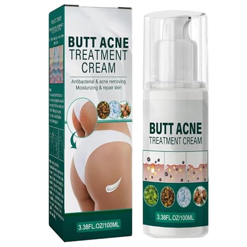 100ml Crème Dissolvant de Boutons pour les Fesses, Crème pour les Boutons des Fesses, Butt Treatment Cream, Lotion de Compensation de l'acné